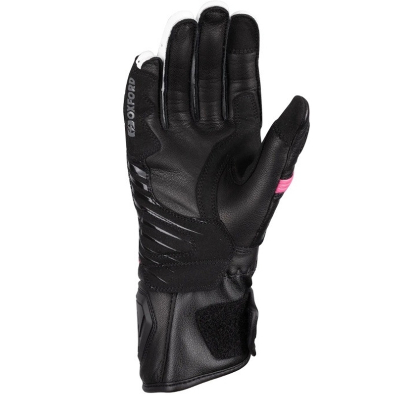 Damesmotorhandschoenen Oxford RP-5 3.0 zwart-wit-roze