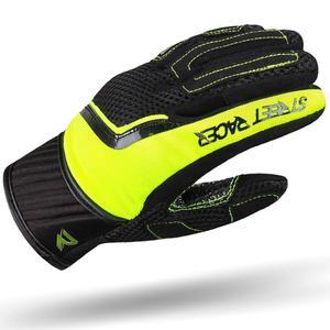 Street Racer Stunt Motorhandschoenen Zwart-Fluo Geel
