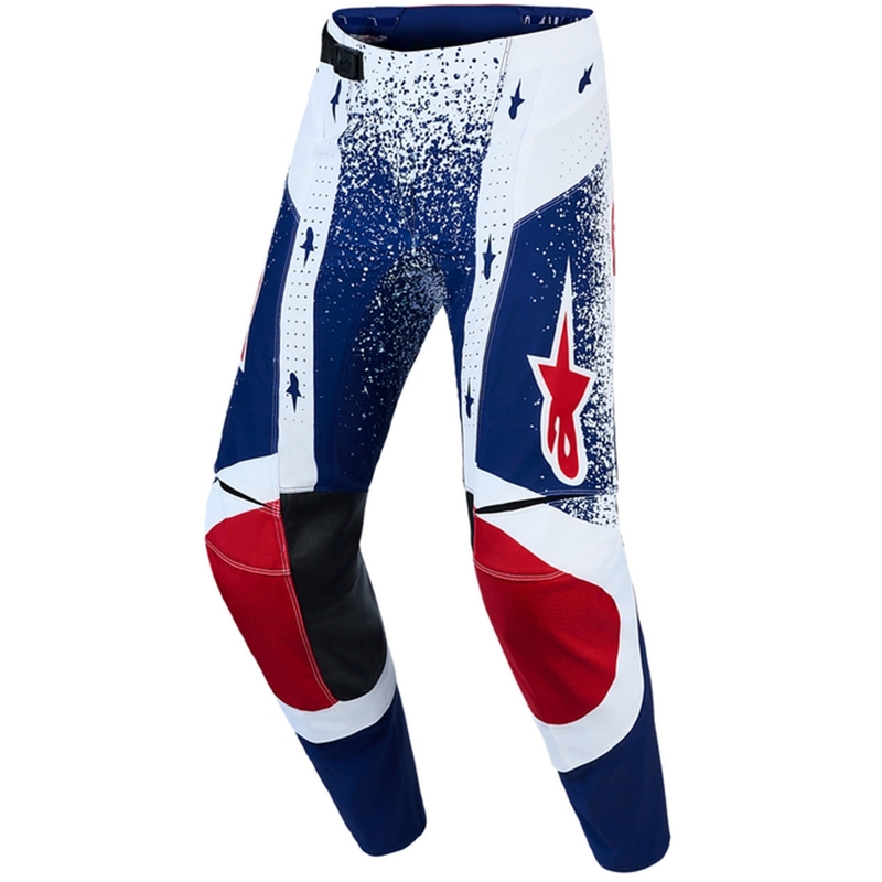 Alpinestars Techstar Limited Edition Unity rood-wit-blauwe motorcrossbroek
