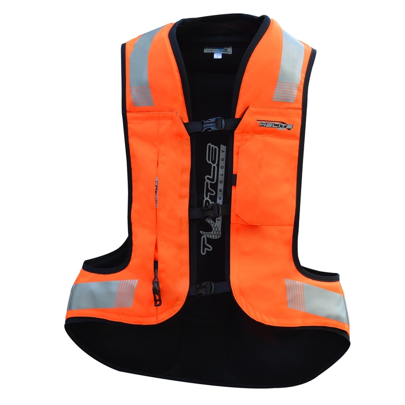 HELITE Turtle 2 fluor oranje airbag vest