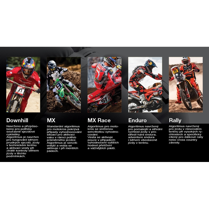 Alpinestars TECH-AIR®MX Plasma systeem airbag vest wit-zwart-rood