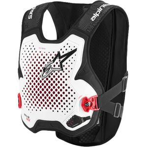 Alpinestars TECH-AIR®MX Plasma systeem airbag vest zwart-wit-rood