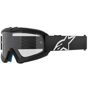 Alpinestars Vision Youth Corp kinder motorcrossbril zwart met heldere lens