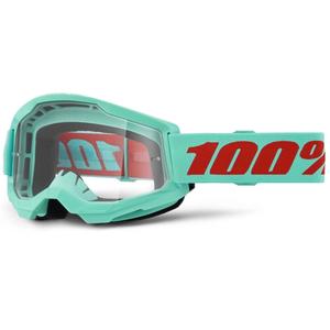 Motorcrossbril 100% STRATA 2 New Maupiti (helder plexi)