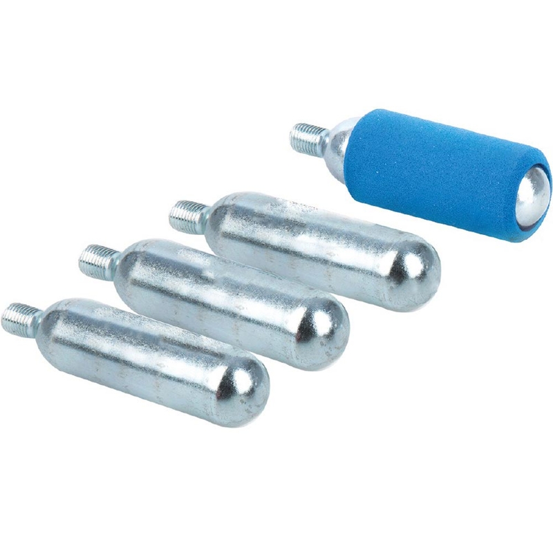 Vervangende CO2-patronen voor Oxford bandenreparatiesets (4 stuks).