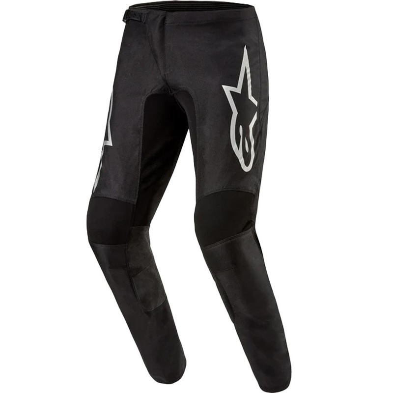 Alpinestars Fluid Graphite Motorcrossbroek Zwart en Zilver