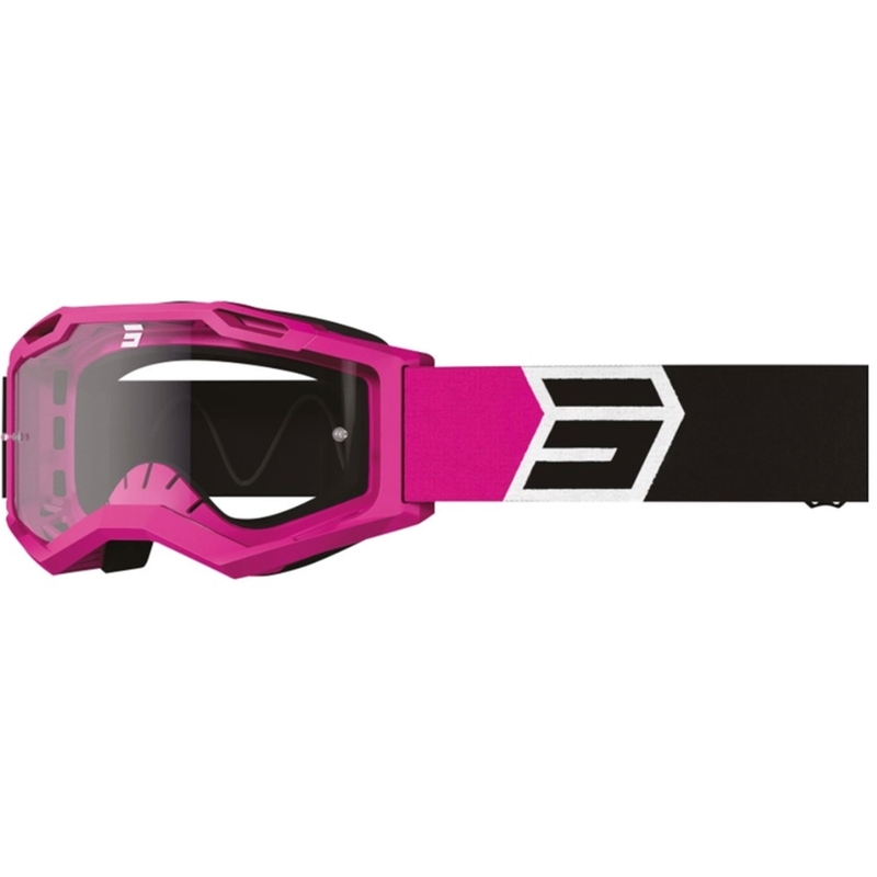 Motorcrossbril Shot Assault 2.0 Solar zwart en roze