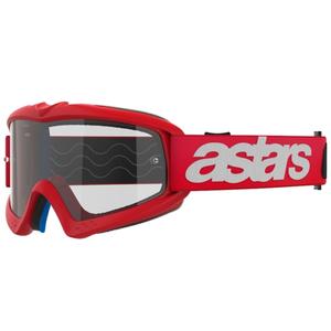 Alpinestars Vision Youth Blaze rode kinder motorcrossbril met heldere lens