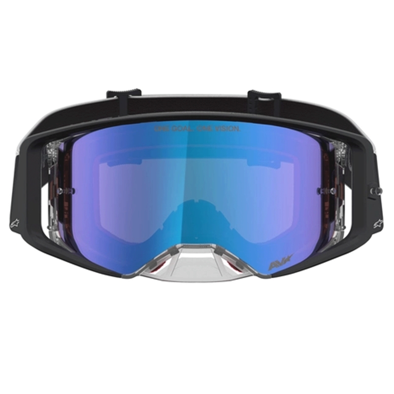 Alpinestars Supertech Atrox motorcrossbril zwart-zilver