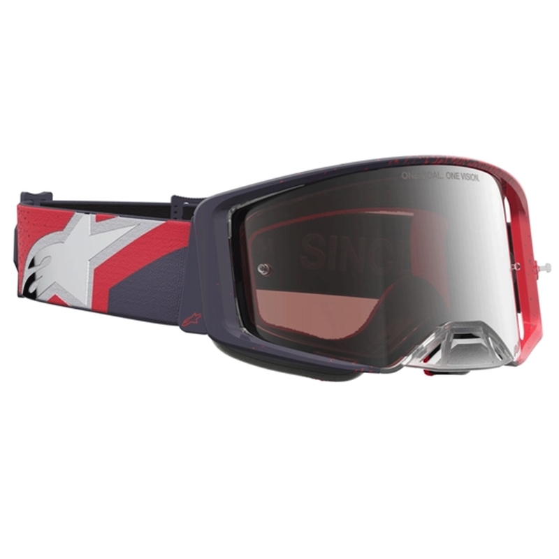 Alpinestars Supertech motorcrossbril zwart-rood