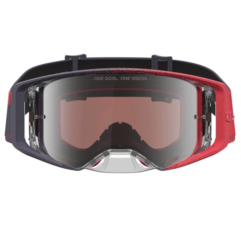 Alpinestars Supertech motorcrossbril zwart-rood