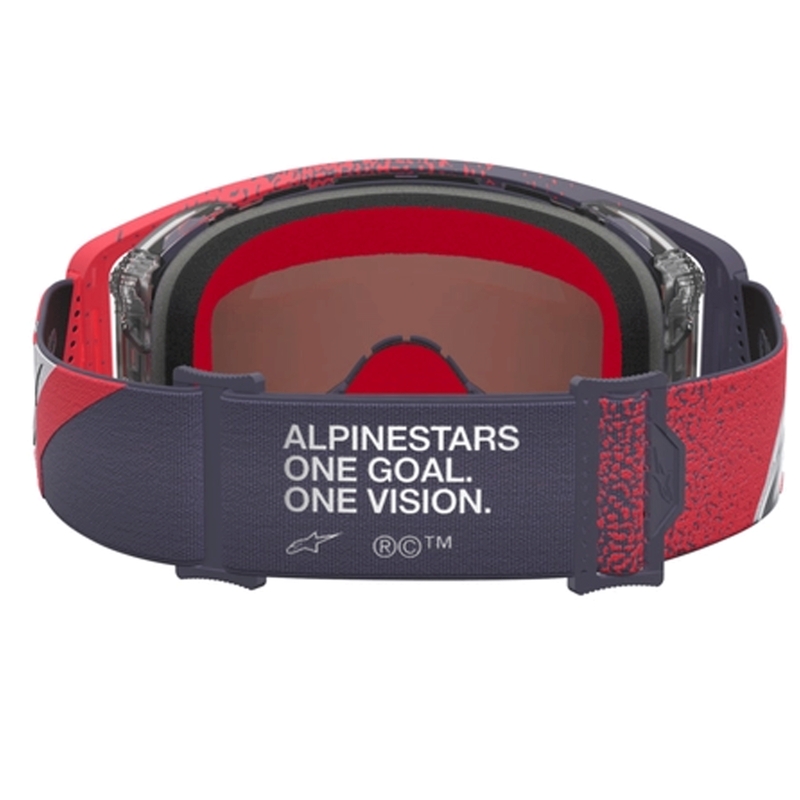 Alpinestars Supertech motorcrossbril zwart-rood