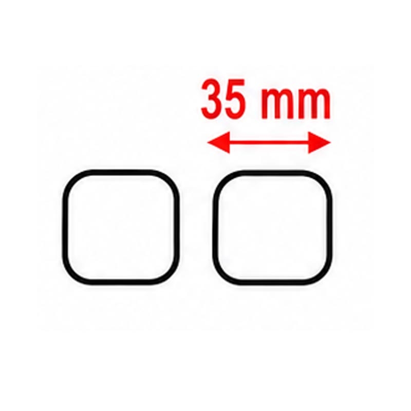 Decalset Print Universele Kit Groot HDR285 zwart
