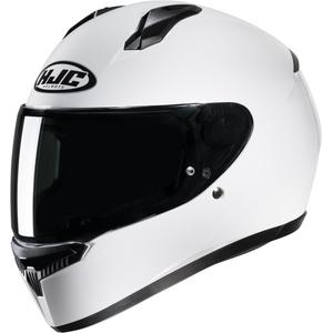 Integraal motorhelm HJC C10 effen wit - II. kwaliteit