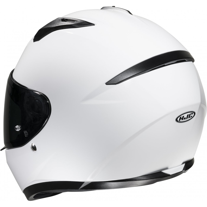 Integraal motorhelm HJC C10 effen wit - II. kwaliteit