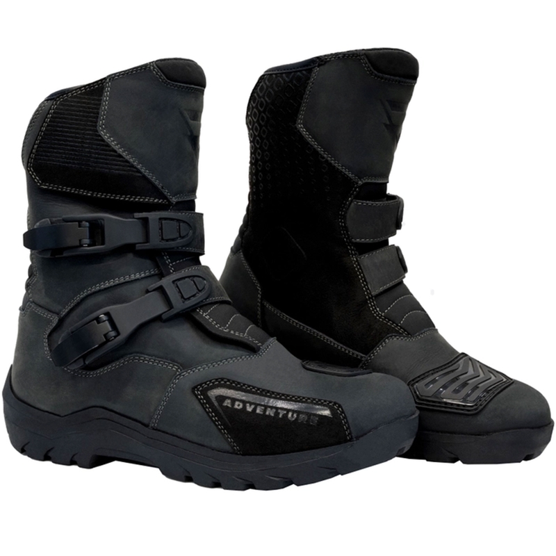 Motorlaarzen Street Racer Adventure Low WP 2 zwart - II. kwaliteit