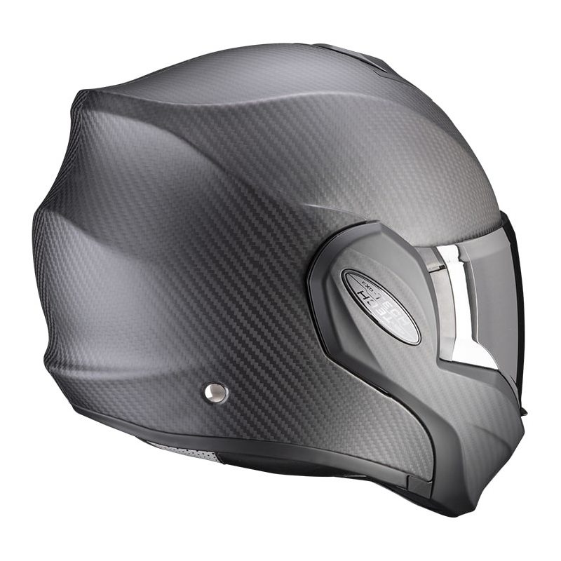 Scorpion EXO-TECH EVO Carbon flip-up helm, matzwart - II. kwaliteit