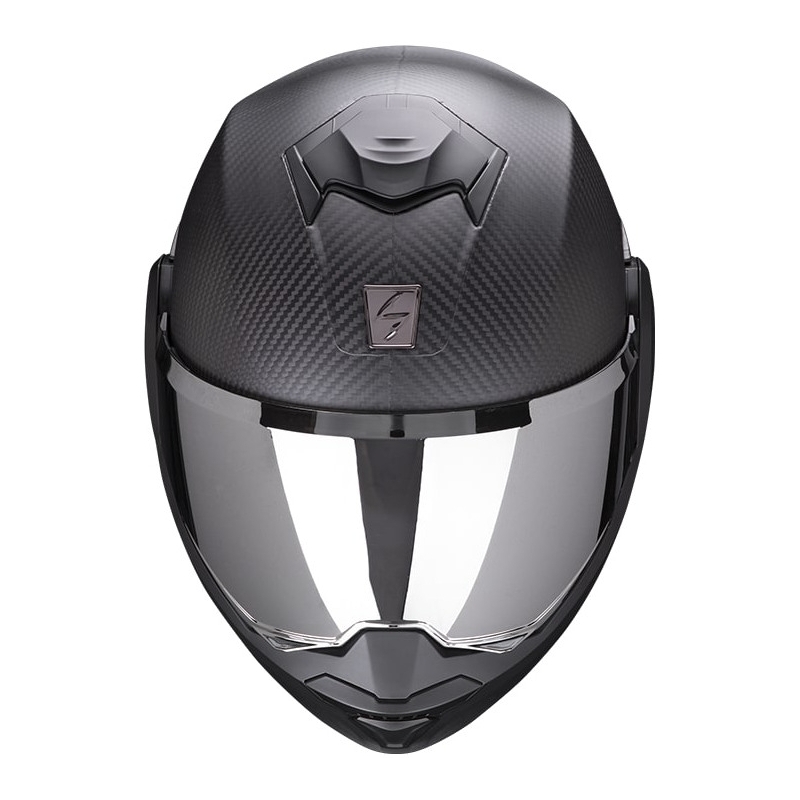 Scorpion EXO-TECH EVO Carbon flip-up helm, matzwart - II. kwaliteit