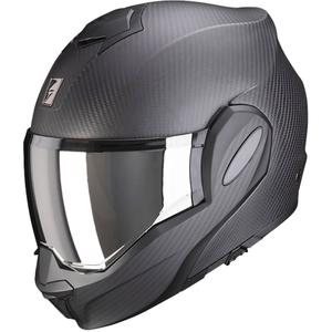 Scorpion EXO-TECH EVO Carbon flip-up helm, matzwart - II. kwaliteit