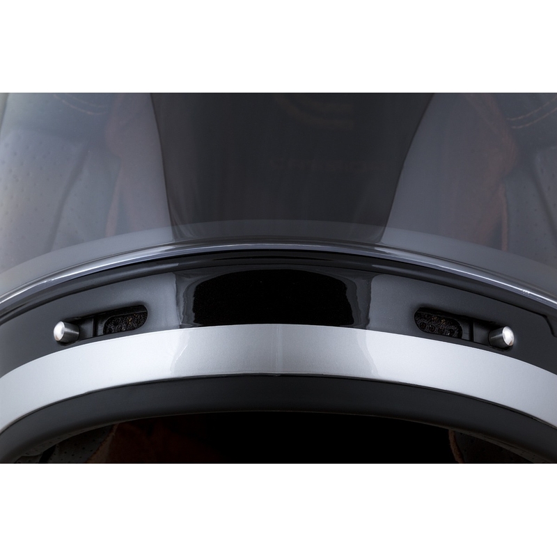 Cassida Fibre Jawa Sport integraalhelm voor motorfietsen, zwart-zilver-rood 2 - II. kwaliteit