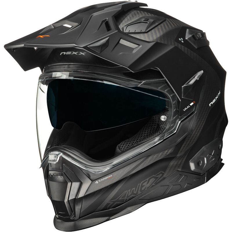 Endurohelm NEXX X.Wed 2 Vaal Carbon Zwart uitverkoop - II. kwaliteit