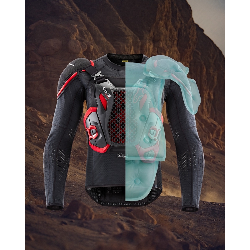 Airbagvest Alpinestars TECH-AIR®OFF-ROAD systeem zwart-rood - II. kwaliteit