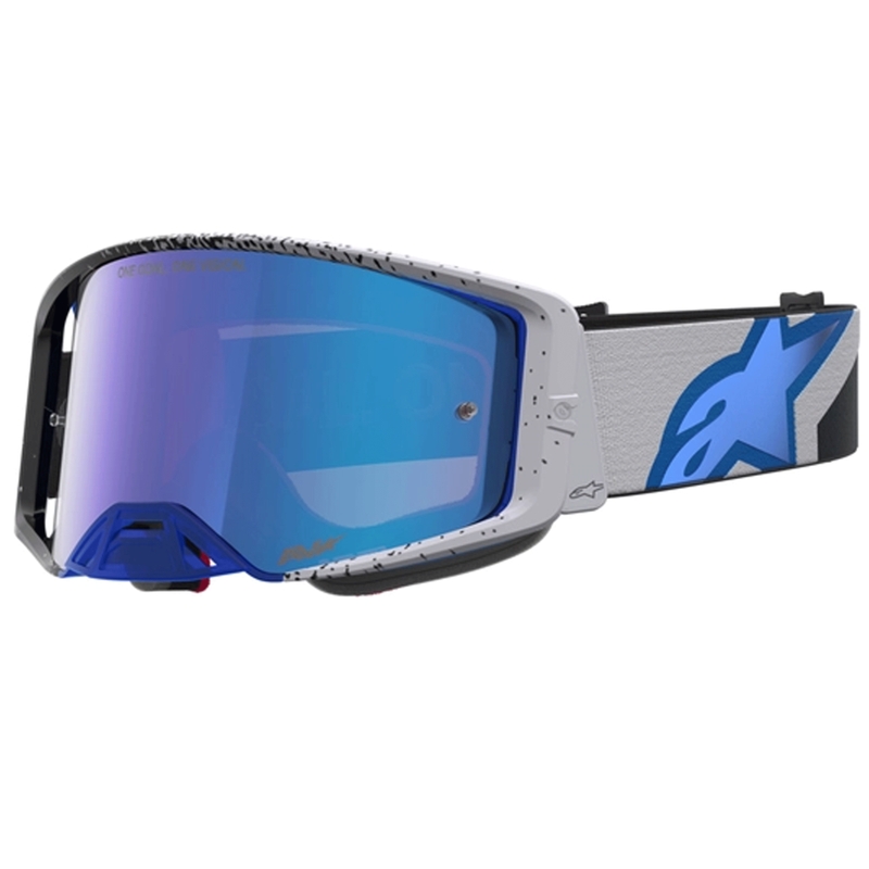 Alpinestars Supertech Hiten motorcrossbril zwart-blauw