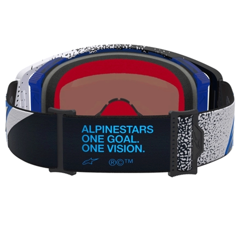 Alpinestars Supertech Hiten motorcrossbril zwart-blauw