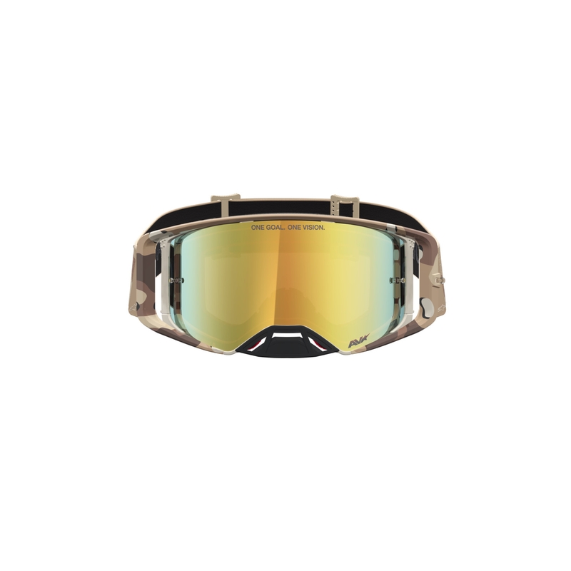 Alpinestars Supertech Lone zandkleurige camouflage motorcrossbril