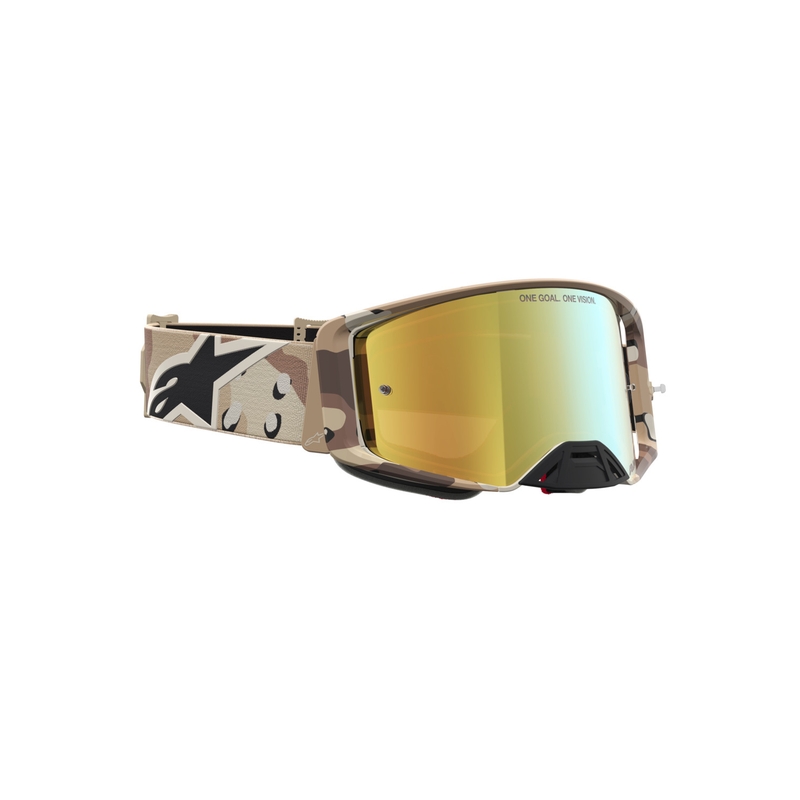 Alpinestars Supertech Lone zandkleurige camouflage motorcrossbril