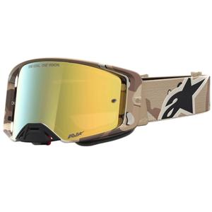 Alpinestars Supertech Lone zandkleurige camouflage motorcrossbril