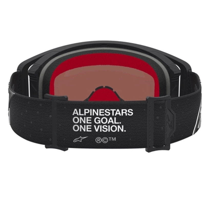Alpinestars Supertech Vesta motorcrossbril matzwart-zilver