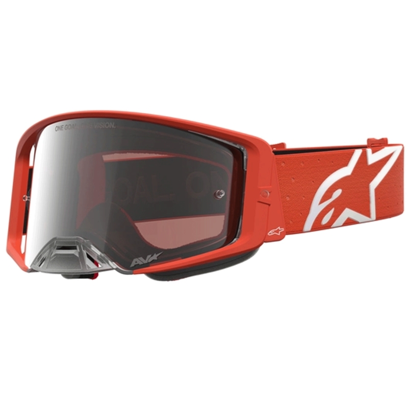 Alpinestars Supertech Vesta oranje-zilveren motorcrossbril