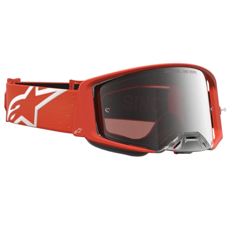 Alpinestars Supertech Vesta oranje-zilveren motorcrossbril