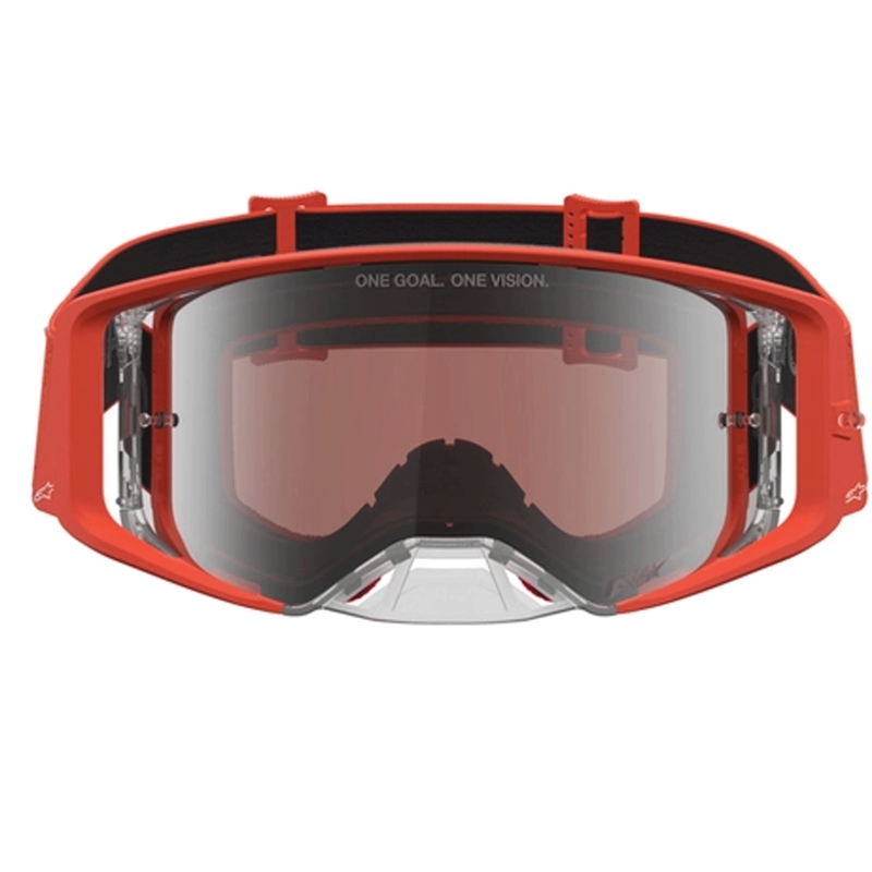 Alpinestars Supertech Vesta oranje-zilveren motorcrossbril