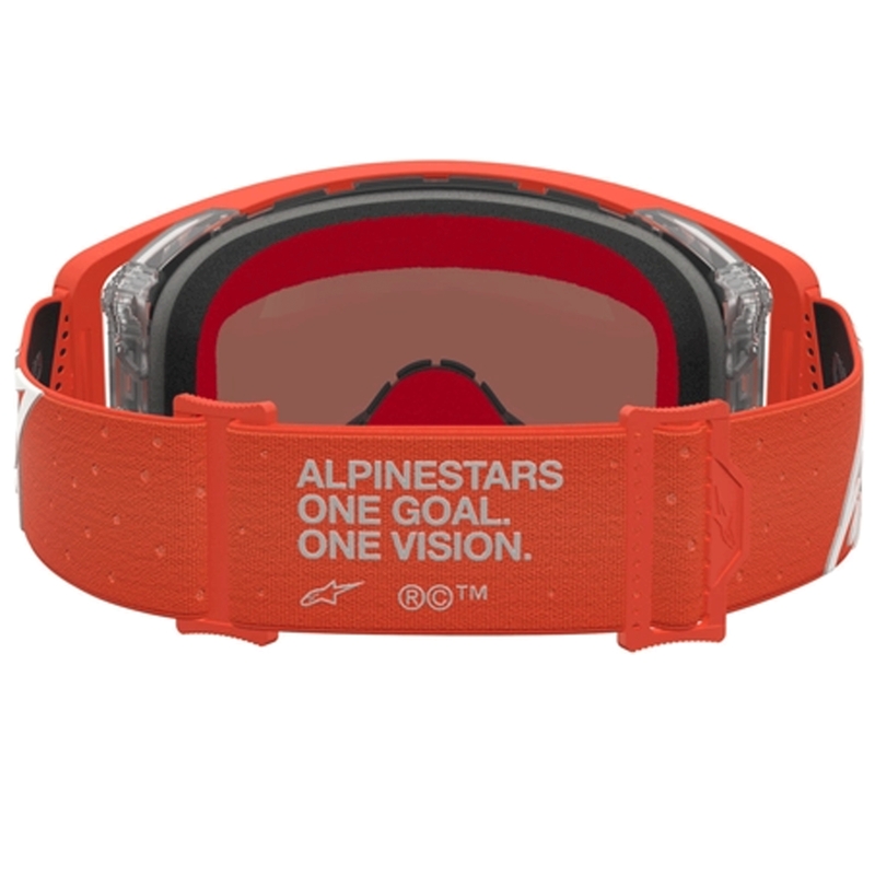 Alpinestars Supertech Vesta oranje-zilveren motorcrossbril