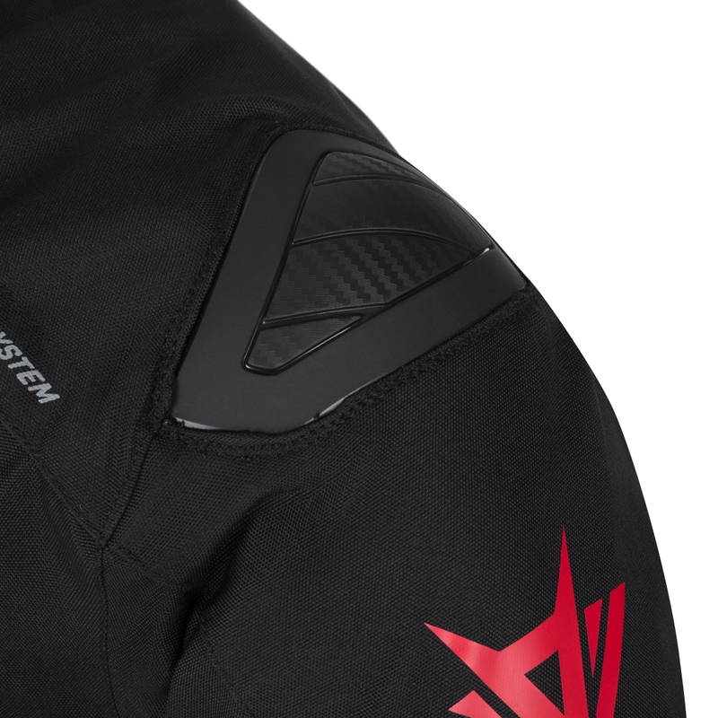Motorjas RSA Rider zwart-wit-fluo geel 2 - II. kwaliteit