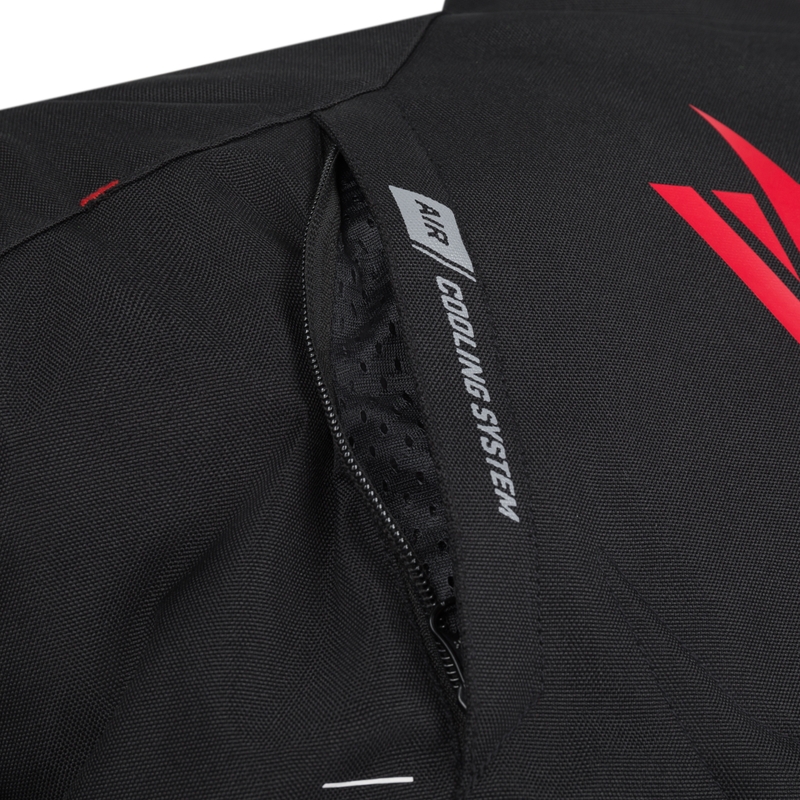 Motorjas RSA Rider zwart-wit-fluo geel 2 - II. kwaliteit