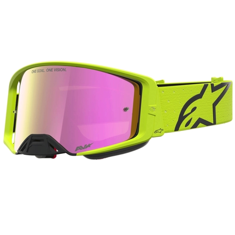 Alpinestars Supertech Vesta motorcrossbril fluo-geel-zwart