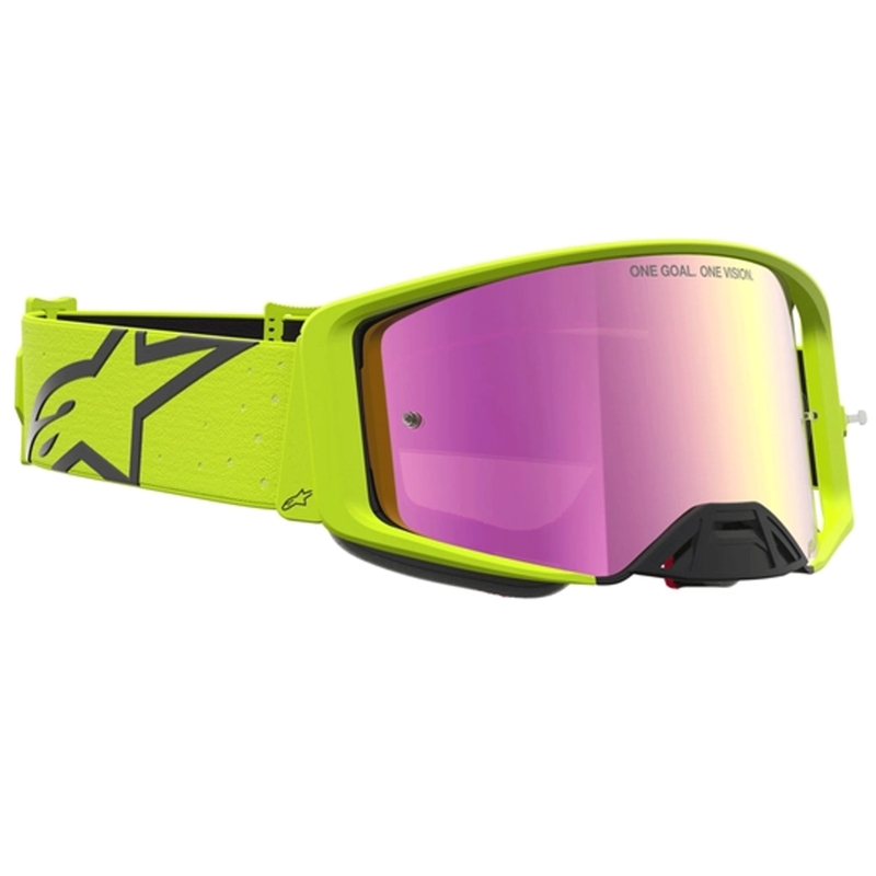 Alpinestars Supertech Vesta motorcrossbril fluo-geel-zwart
