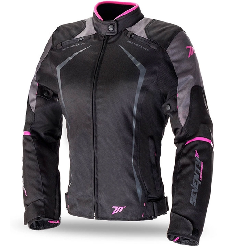 Dames motorjas SEVENTY DEGREES SD-JR49 zwart en roze - II. kwaliteit