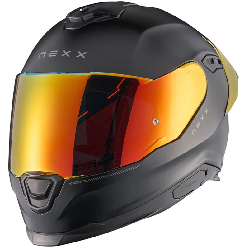 Integraal motorhelm NEXX Y.100R Subsonic mat zwart-rood - II. kwaliteit uitverkoop