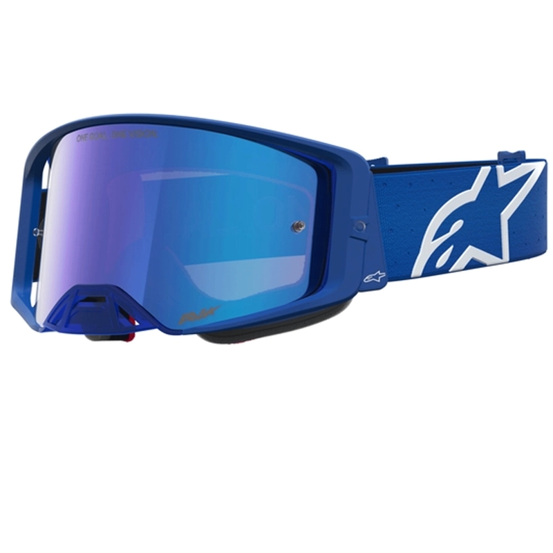 Alpinestars Supertech Vesta blauw-witte motorcrossbril