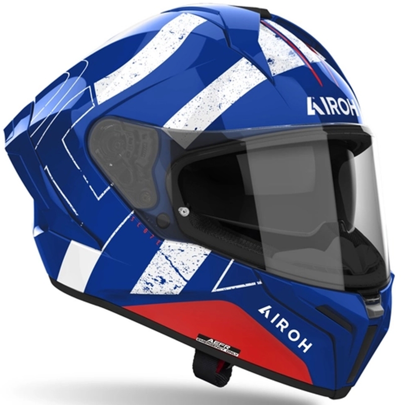 Integraal motorhelm Airoh MATRYX Scope blauw-rood