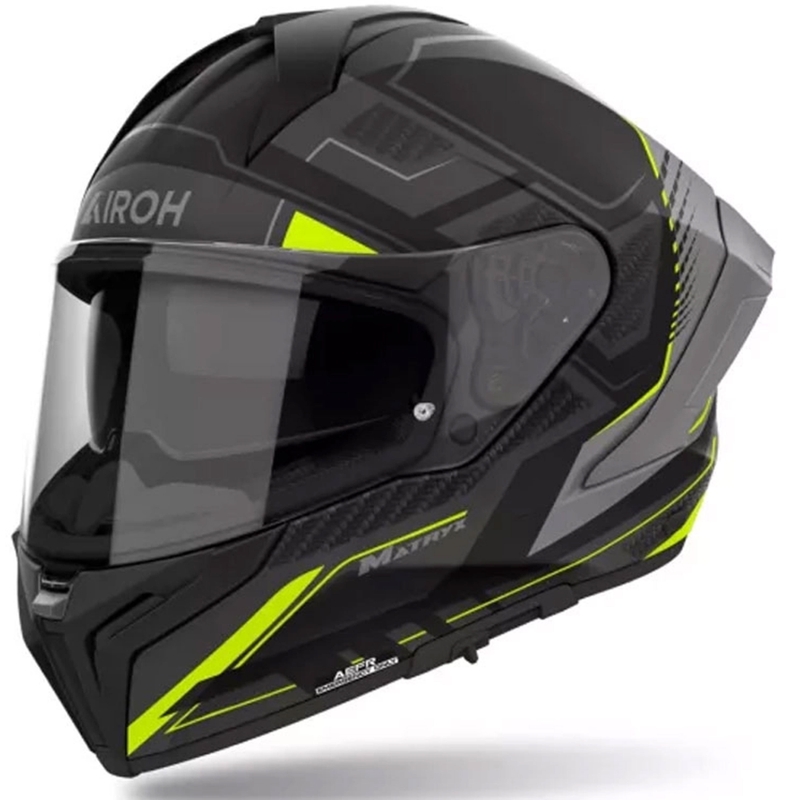 Airoh MATRYX Rocket integraal motorhelm mat geel