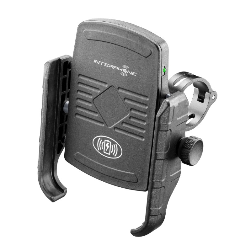 Universele mobiele telefoonhouder Interphone Motocrab met draadloos opladen