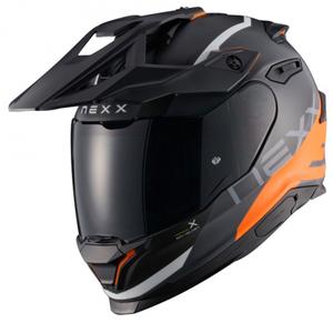 Enduro motorhelm NEXX Y.TRAVL Quest mat oranje - II. kwaliteit uitverkoop