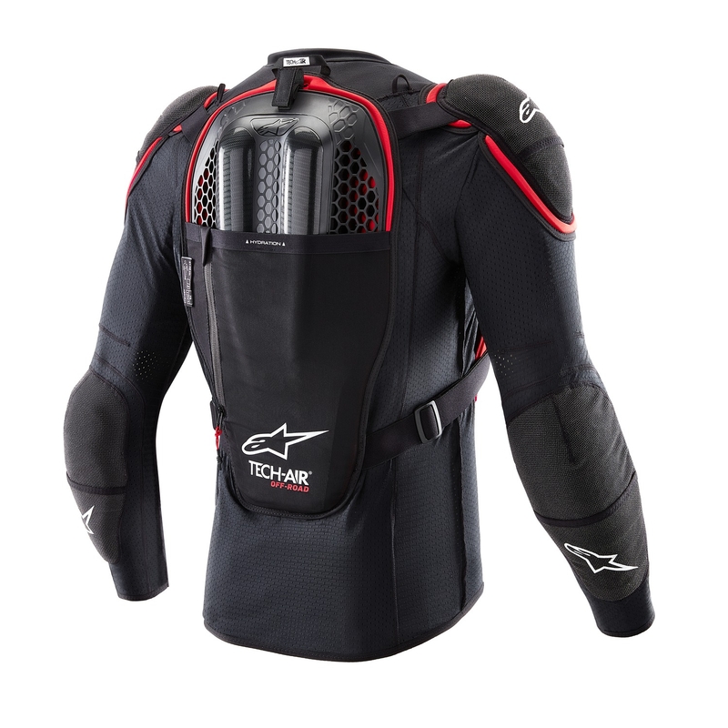 Alpinestars TECH-AIR®OFF-ROAD systeem airbag vest zwart-rood 2 - II. kwaliteit