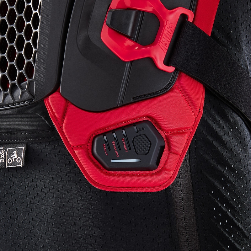 Alpinestars TECH-AIR®OFF-ROAD systeem airbag vest zwart-rood 2 - II. kwaliteit