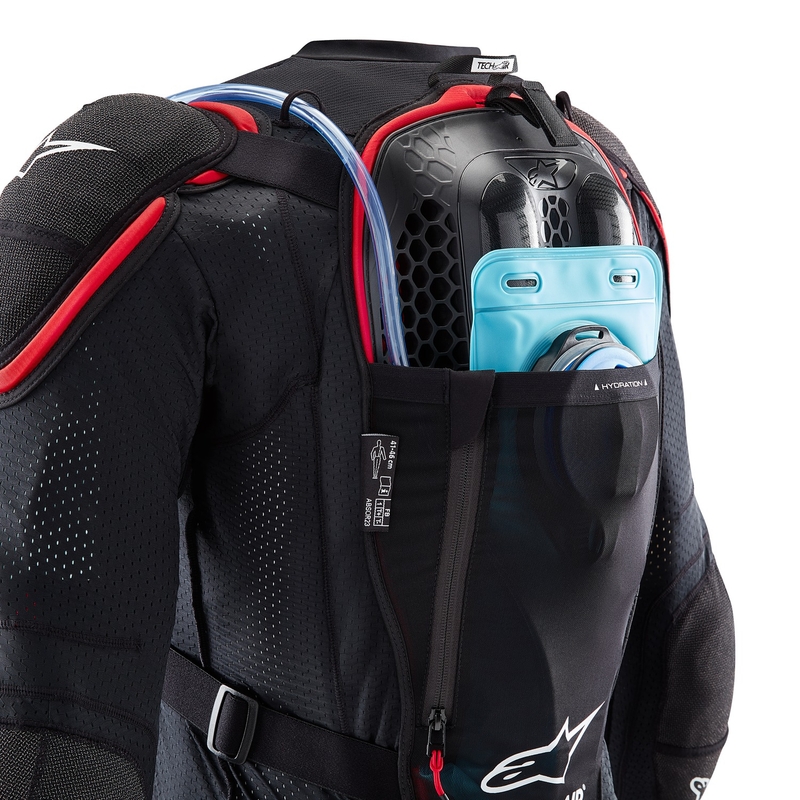 Alpinestars TECH-AIR®OFF-ROAD systeem airbag vest zwart-rood 2 - II. kwaliteit